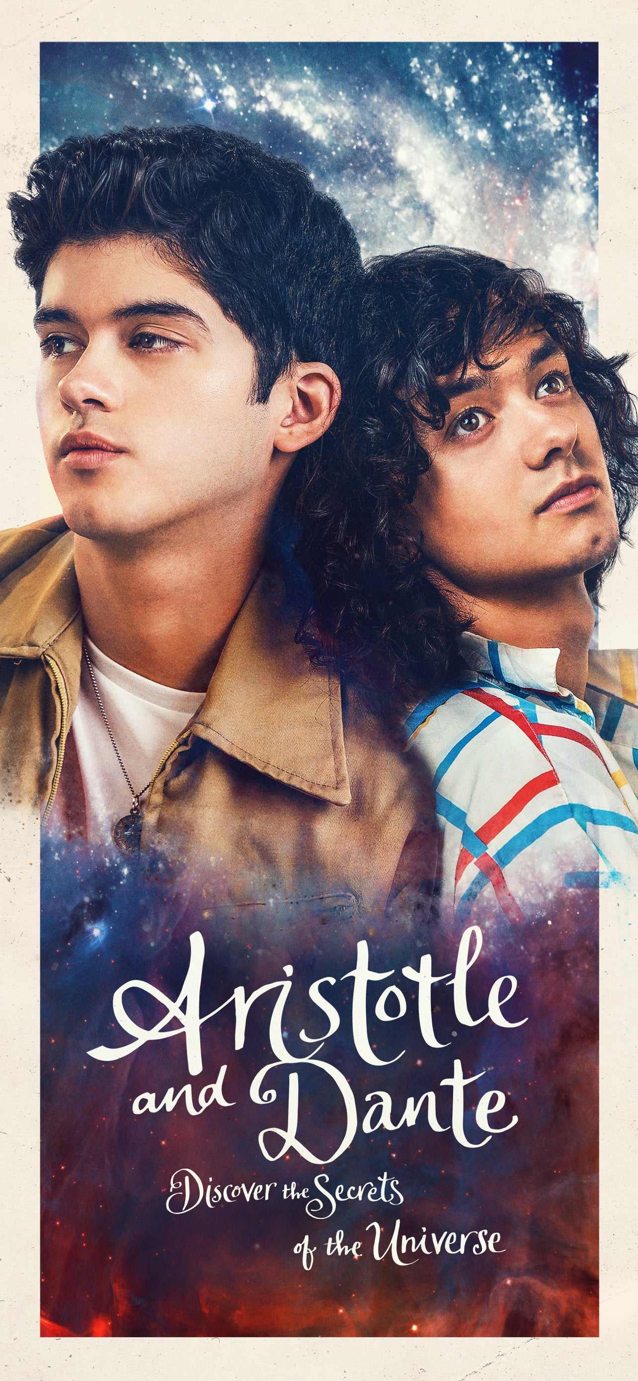 Aristotle and Dante Discover the Secrets of the Universe - Mobile Wallpaper Download